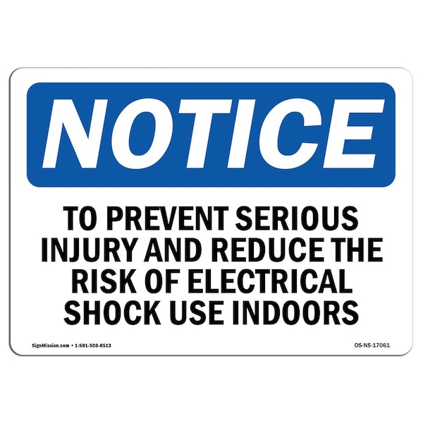 Safety Sign, OSHA Notice, 3.5" Height, 5" Width, OSHA-Shock-Hazard-Sign-, Landscape, 10PK